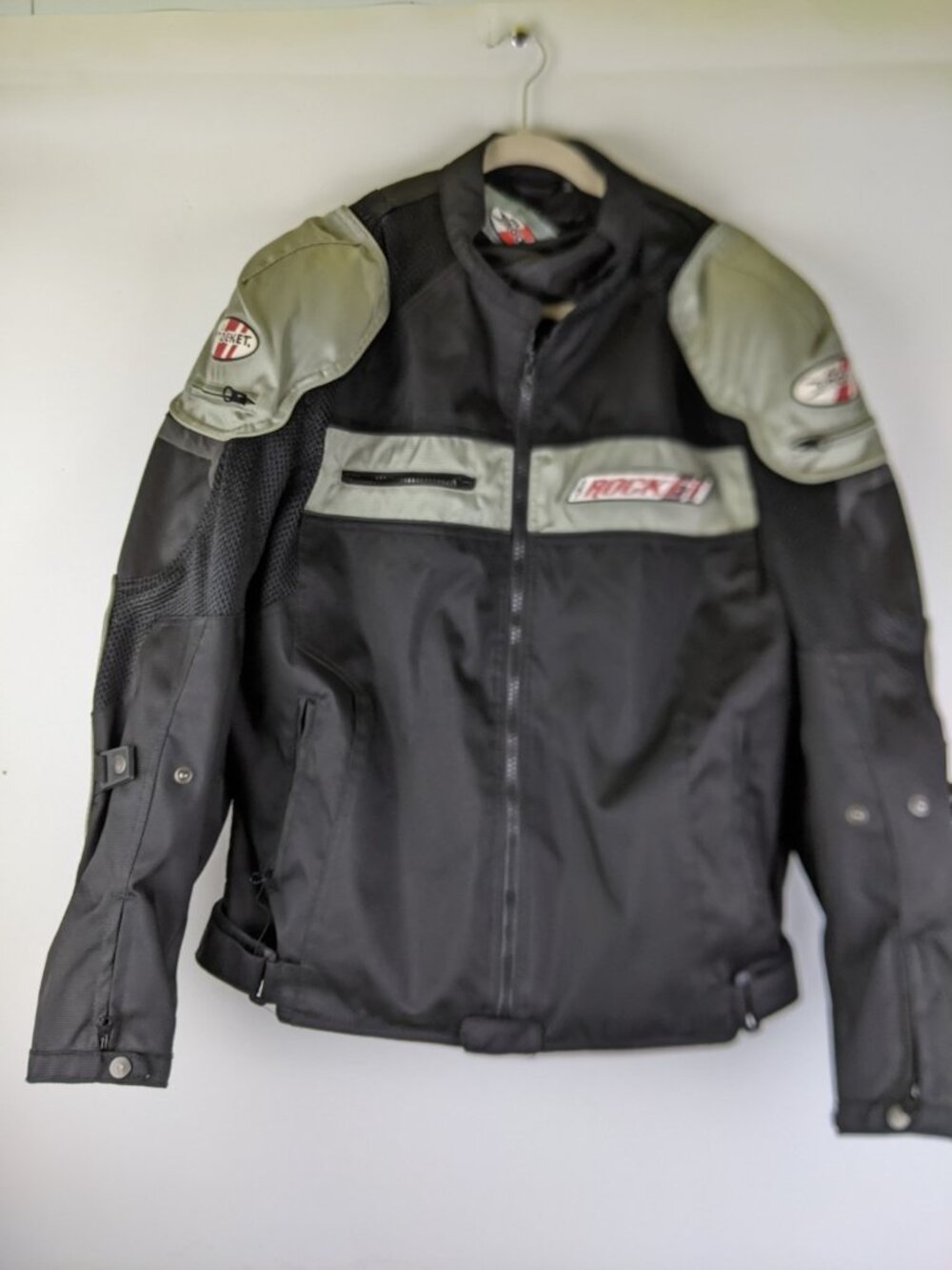 Joe Rocket Motorcycle Jacket Women's Size XL Nylon Polyester Black Mesh Full Zip